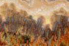 USA, Washington State, Sammamish. Prudent Man agate from Idaho Art Print